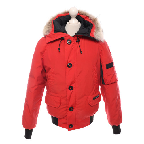 CANADA GOOSE Damen Jacke/Mantel aus Baumwolle in Rot