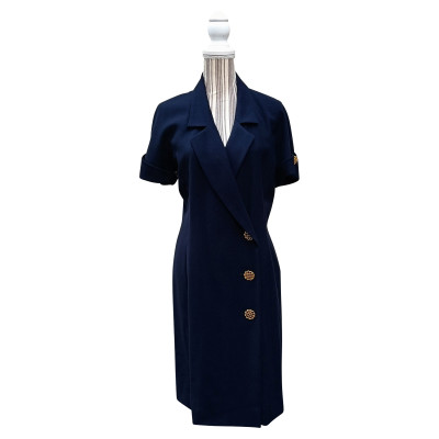 Mila Schön Concept Kleid aus Wolle in Blau