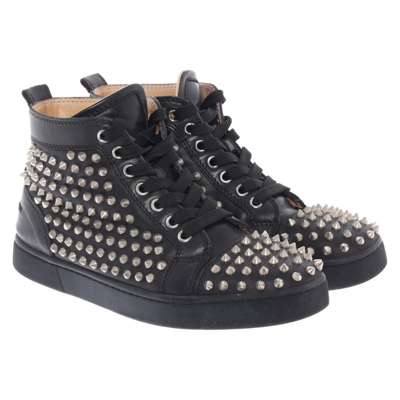 louboutins sneakers zwart