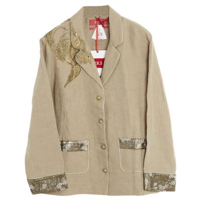 F.R.S. For Restless Sleepers Jacket/Coat Linen in Beige