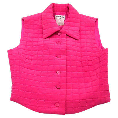 Chanel Vest Zijde in Roze