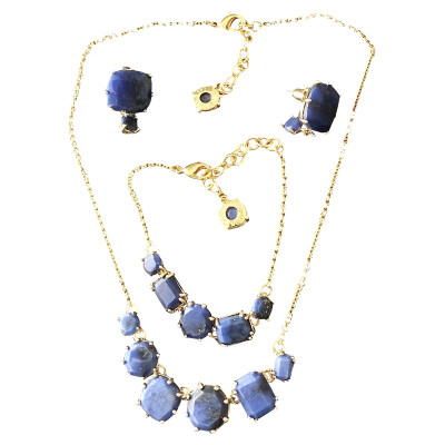 Les Néréides Jewellery Set in Blue