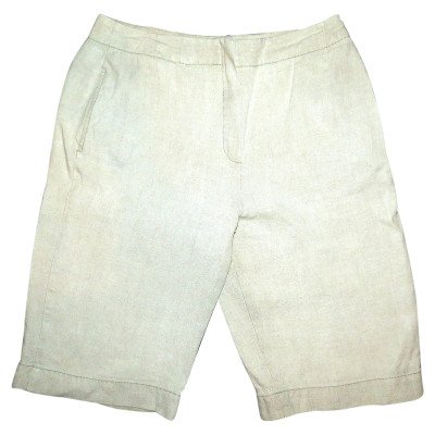 Max Mara Shorts Linen in Beige