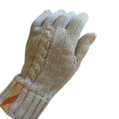 Burberry Handschuhe aus Baumwolle in Grau