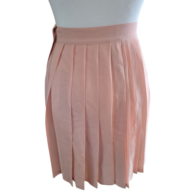 Gianni Versace Skirt Silk in Pink
