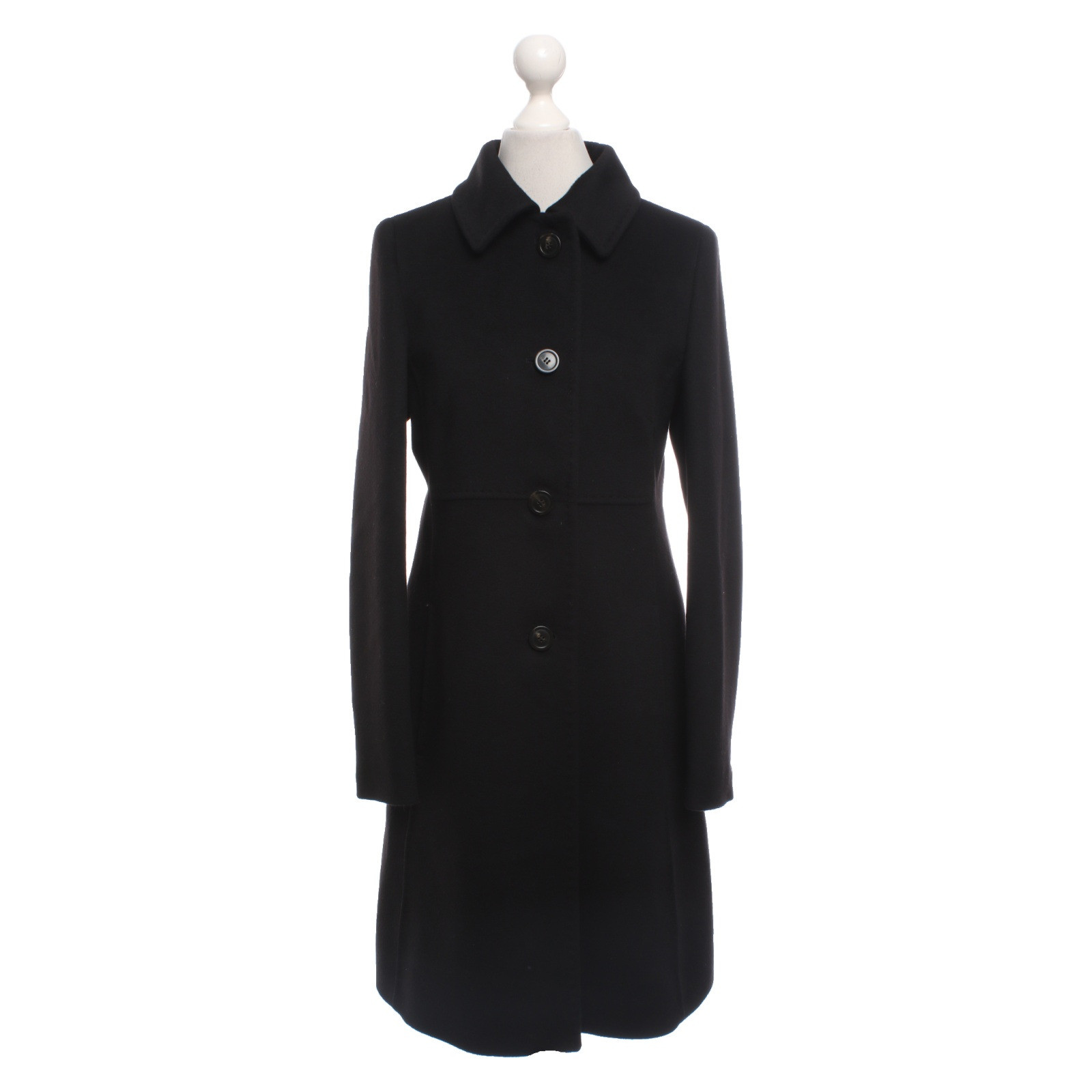 MAX MARA Women's Jacke/Mantel aus Wolle in Schwarz