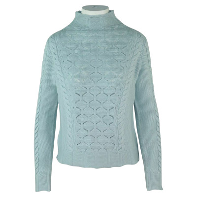 Malo Top Cashmere in Turquoise