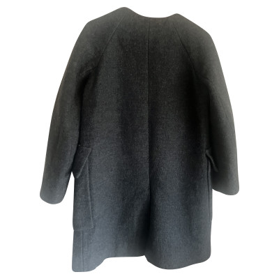 Cos Jacke/Mantel aus Wolle in Grau