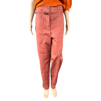 Bottega Veneta Trousers Cotton in Orange