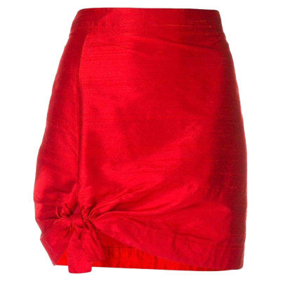 Emporio Armani Skirt Silk in Red