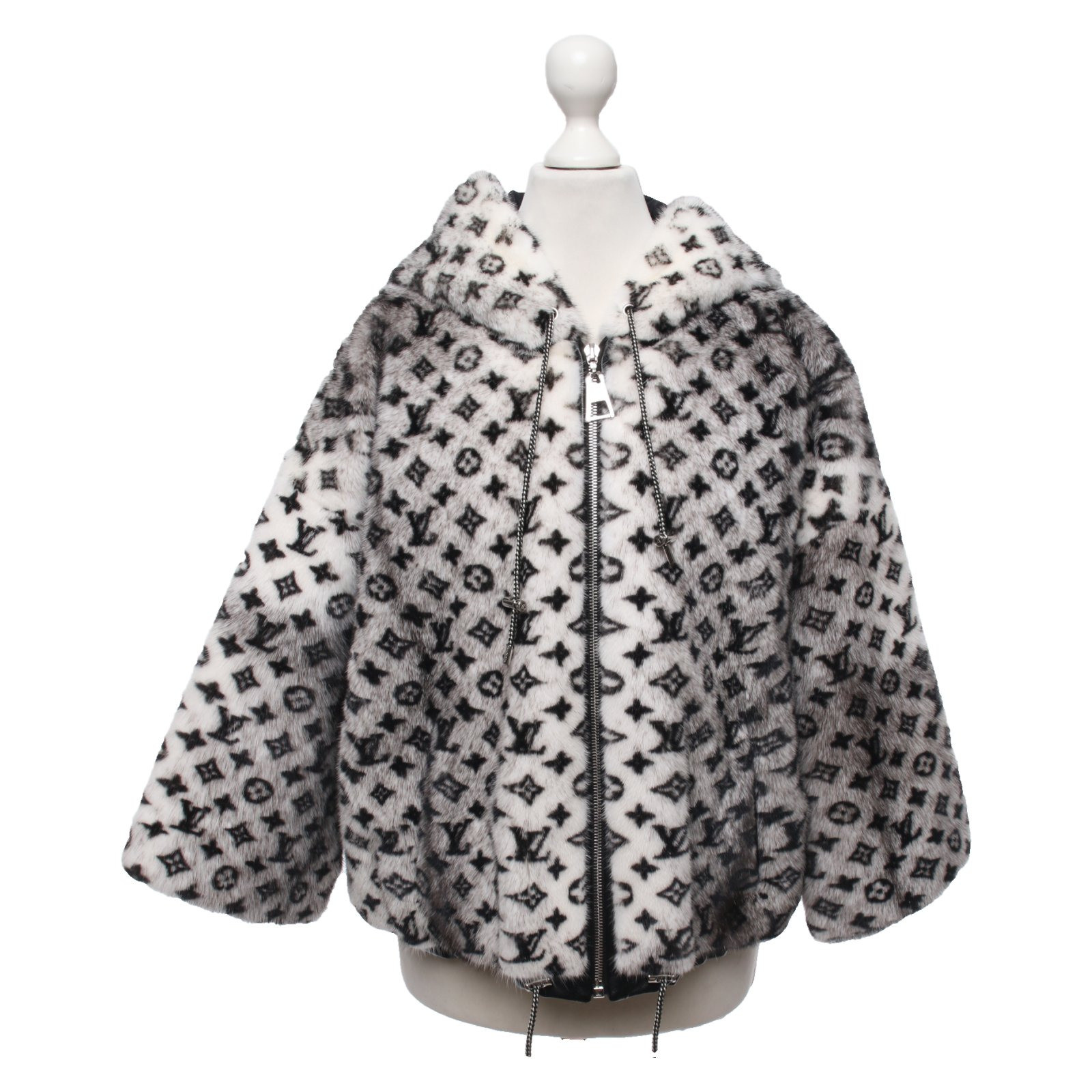 LOUIS VUITTON Women's Jacke/Mantel aus Pelz Size: FR 38