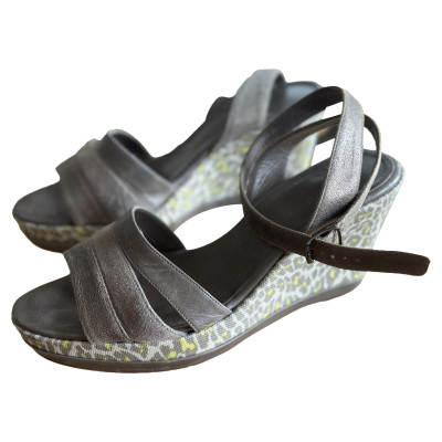 Marc Cain Wedges Leather in Taupe