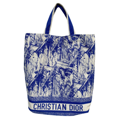 Christian Dior Shopper Katoen in Blauw