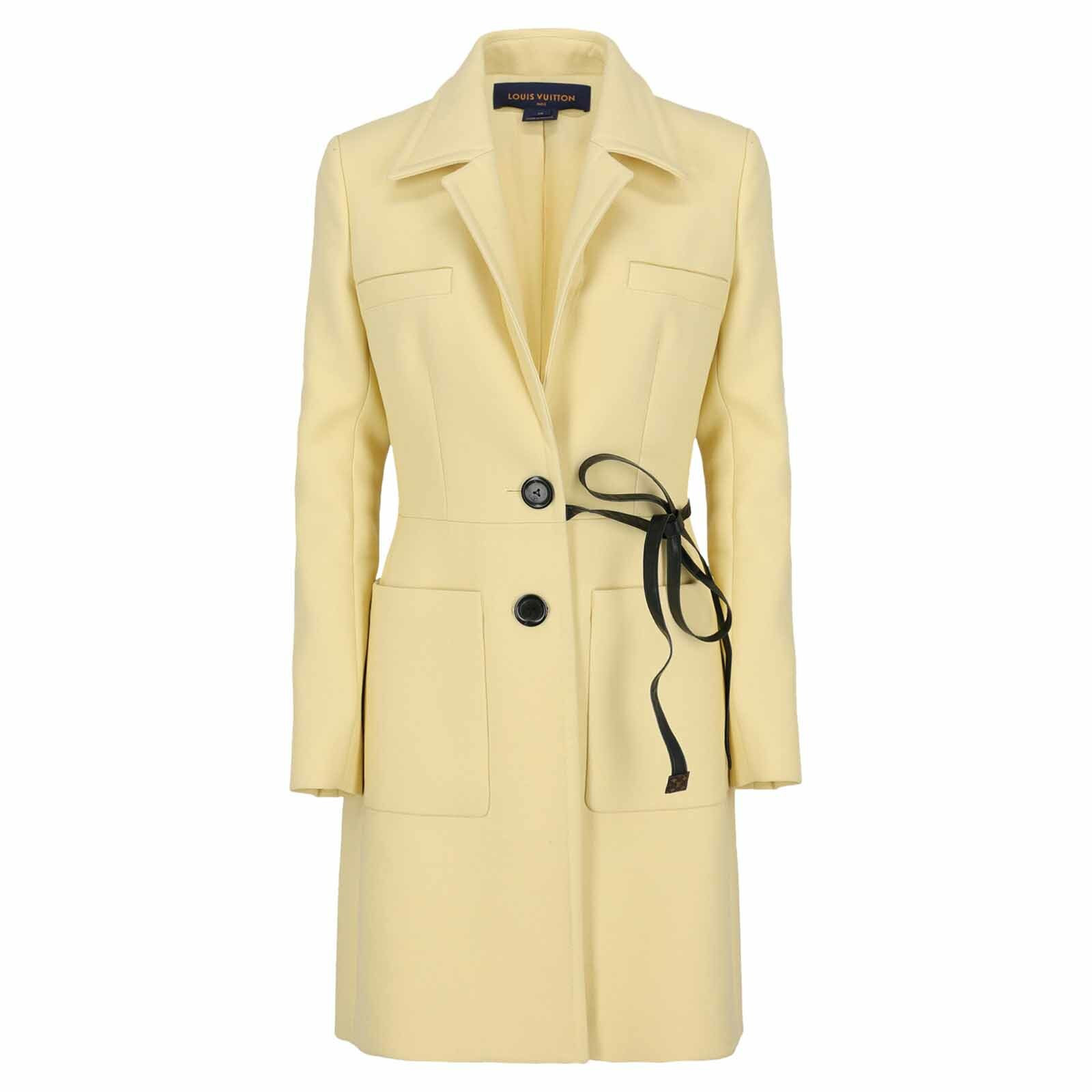 Louis Vuitton Jacke/Mantel aus Wolle in Gelb - Second Hand Louis Vuitton  Jacke/Mantel aus Wolle in Gelb gebraucht kaufen für 1620€ (8067541)
