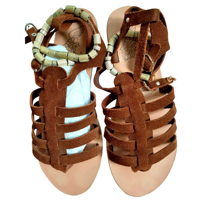 Ancient Greek Sandals Sandalen aus Wildleder in Braun
