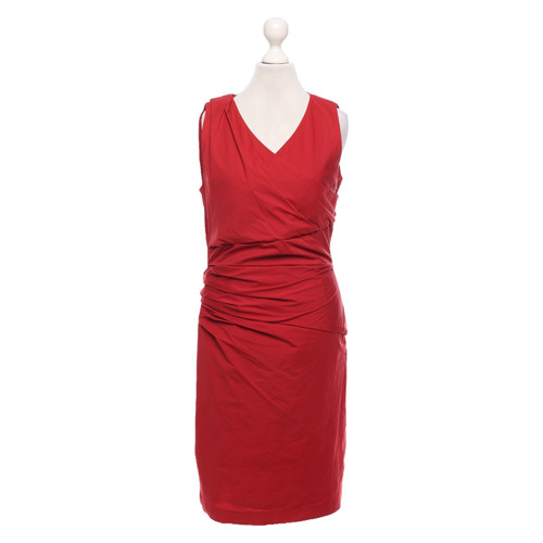 RENÉ LEZARD Damen Kleid in Rot Größe: DE 36 | Second Hand