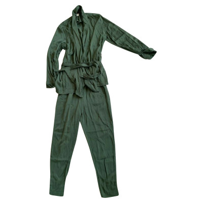 American Vintage Suit Viscose in Groen