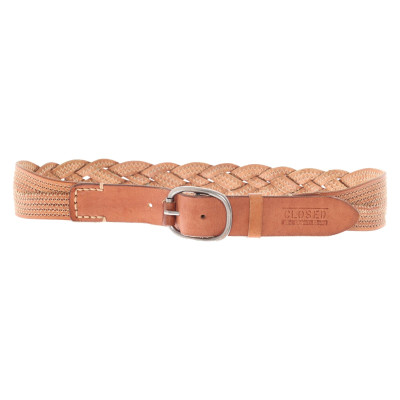 Closed Belt Leather in Brown