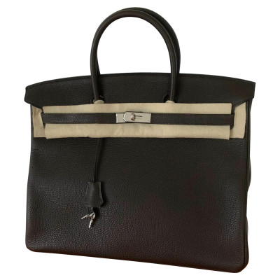 Hermès Birkin Bag 40 en Cuir en Marron