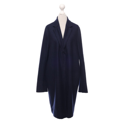 Harris Wharf Jacke/Mantel aus Wolle in Blau