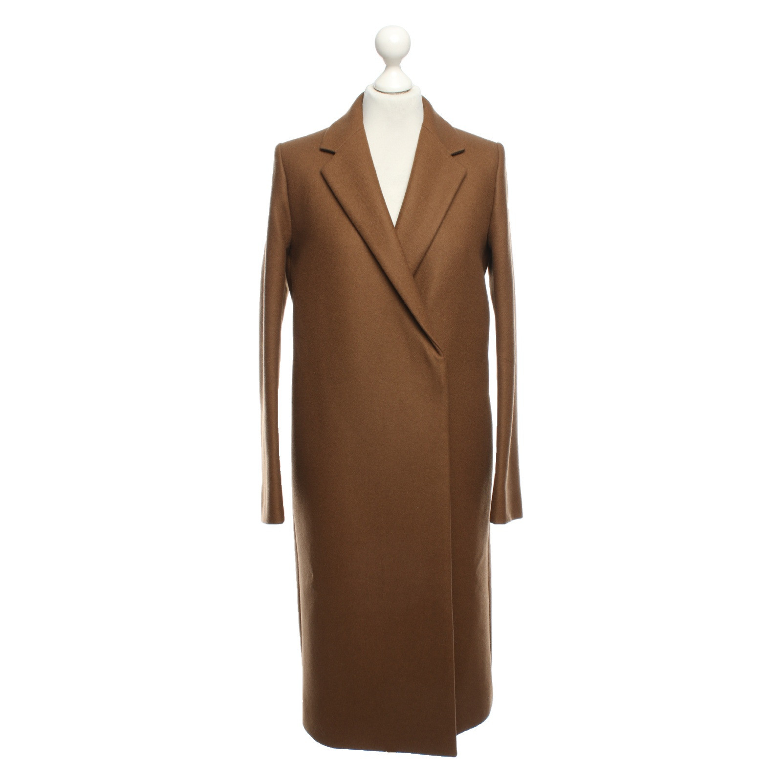 COS Women's Jacke/Mantel in Braun Size: DE 36 | Second Hand