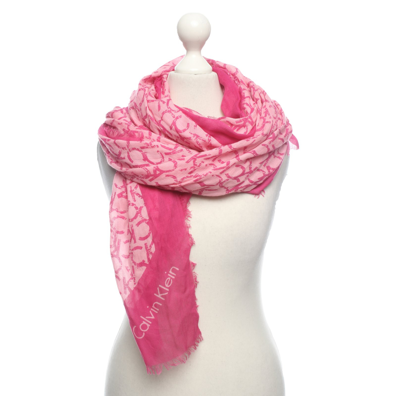 CALVIN KLEIN Women's Schal/Tuch in Rosa / Pink | Second Hand