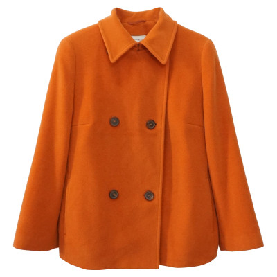 Akris Punto Jacke/Mantel aus Wolle in Orange