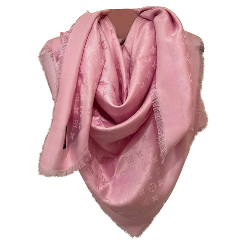 LOUIS VUITTON Femme Schal/Tuch aus Seide in Rosa / Pink