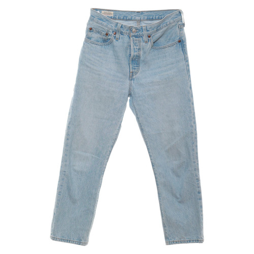 LEVI'S Dames Jeans Katoen in Blauw in Maat: W26