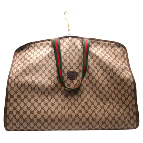 GUCCI Women's Travel bag Canvas in Beige | Second Hand