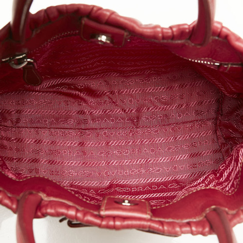 PRADA Women's Handtasche aus Leder in Rosa / Pink