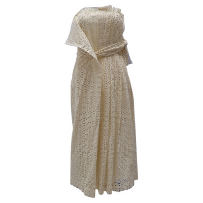 Cacharel Kleid aus Baumwolle in Creme