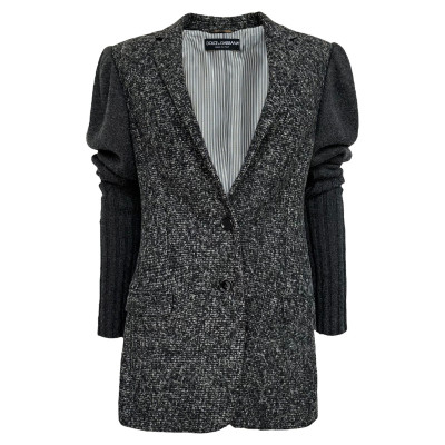 Dolce & Gabbana Blazer Wool in Grey