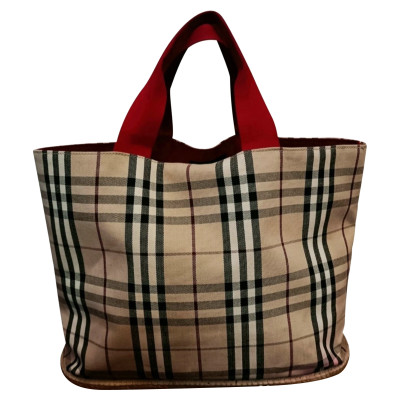 Burberry Tote bag Canvas in Brown