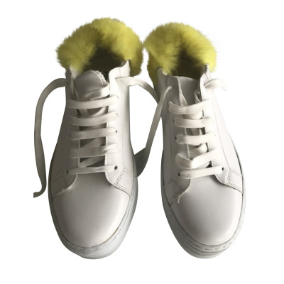 Pollini Trainers Leather in White