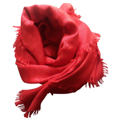 Louis Vuitton Monogram Rode wollen sjaal