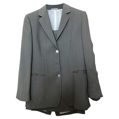 Burberry Anzug aus Baumwolle in Grau
