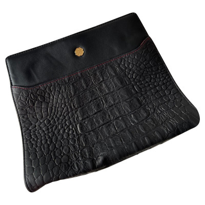 Utmon Es Pour Paris Clutch Bag Leather in Black