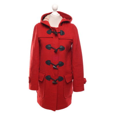 Burberry Jas/Mantel Wol in Rood