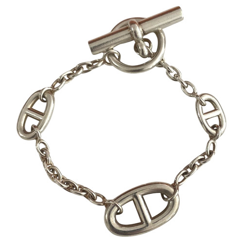 HERMÈS Damen Armreif/Armband aus Silber in Silbern | REBELLE