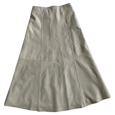 Goosecraft Skirt Leather in Cream