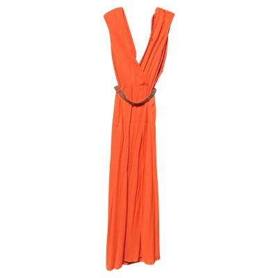 Elisabetta Franchi Dress Viscose in Orange