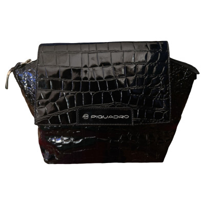 Piquadro Bag/Purse Patent leather in Black