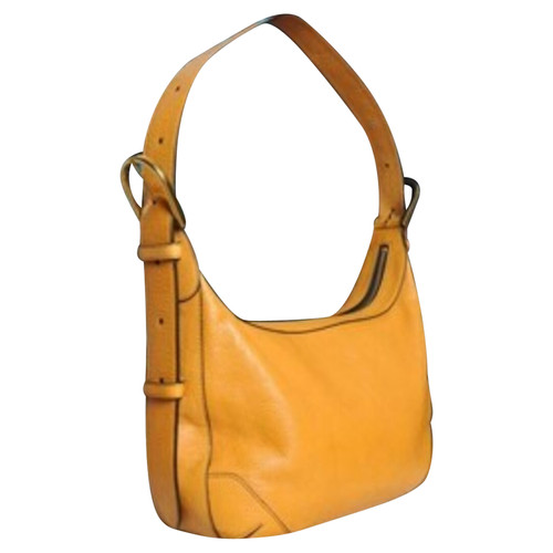 FOSSIL Damen Handtasche aus Leder in Gelb | Second Hand