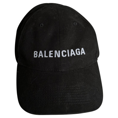 Balenciaga Hat/Cap Cotton in Black
