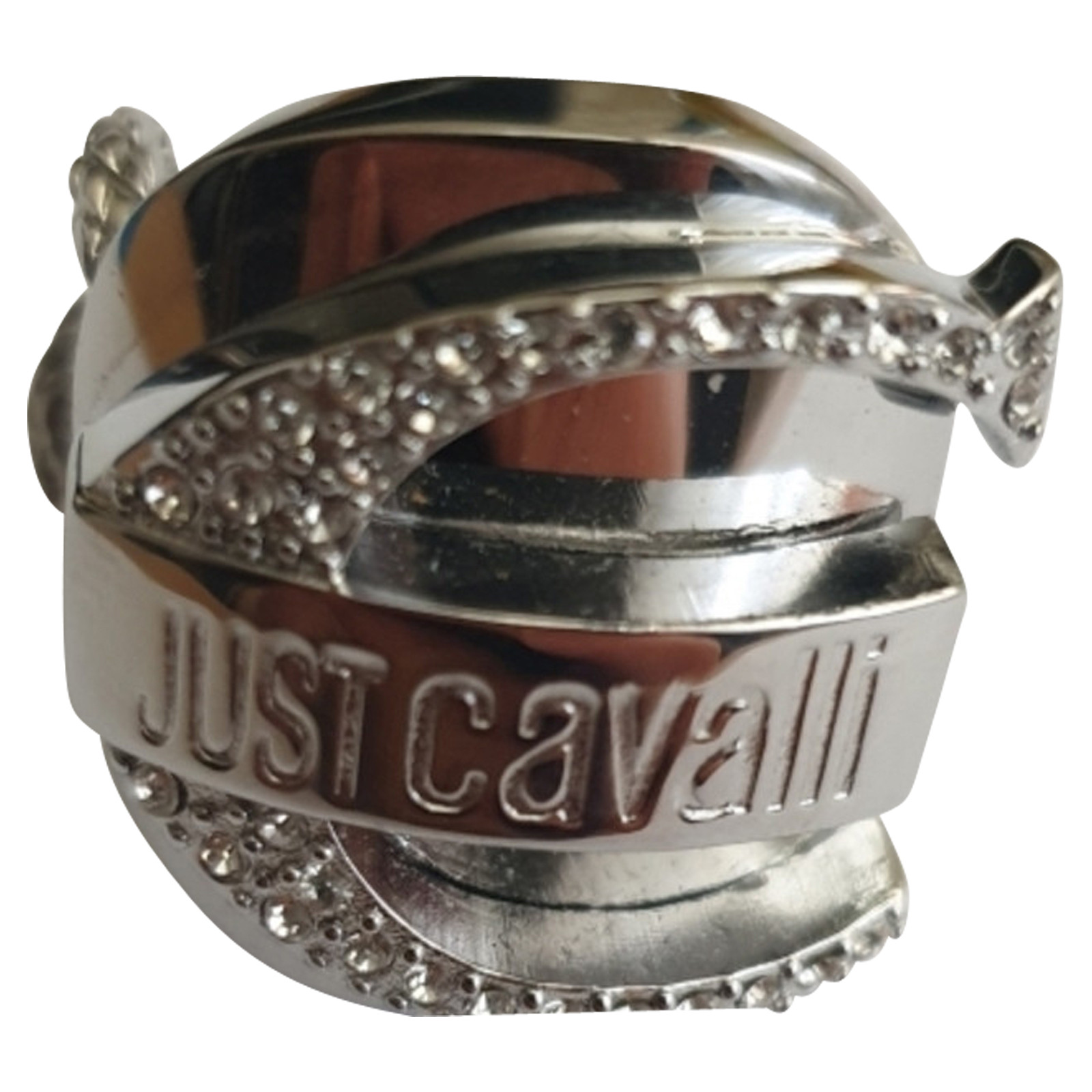 JUST CAVALLI Women's Ring Steel in Silvery | REBELLE