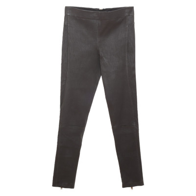 Givenchy Trousers Leather in Grey