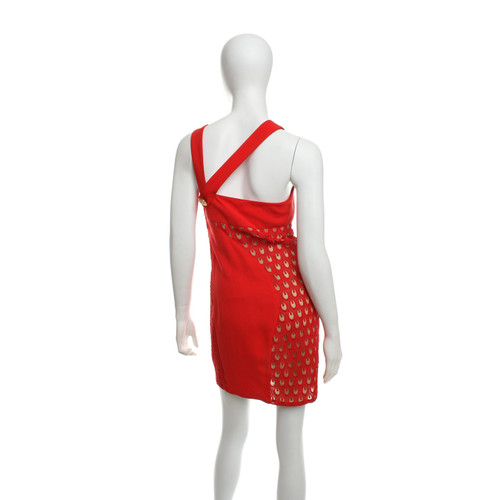 VERSACE FOR H&M Women's Seidenkleid in Rot Size: DE 36