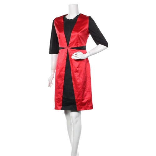 MARCEL OSTERTAG Damen Kleid in Rot Größe: L | Second Hand
