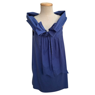 Jean Paul Gaultier Kleid aus Baumwolle in Blau